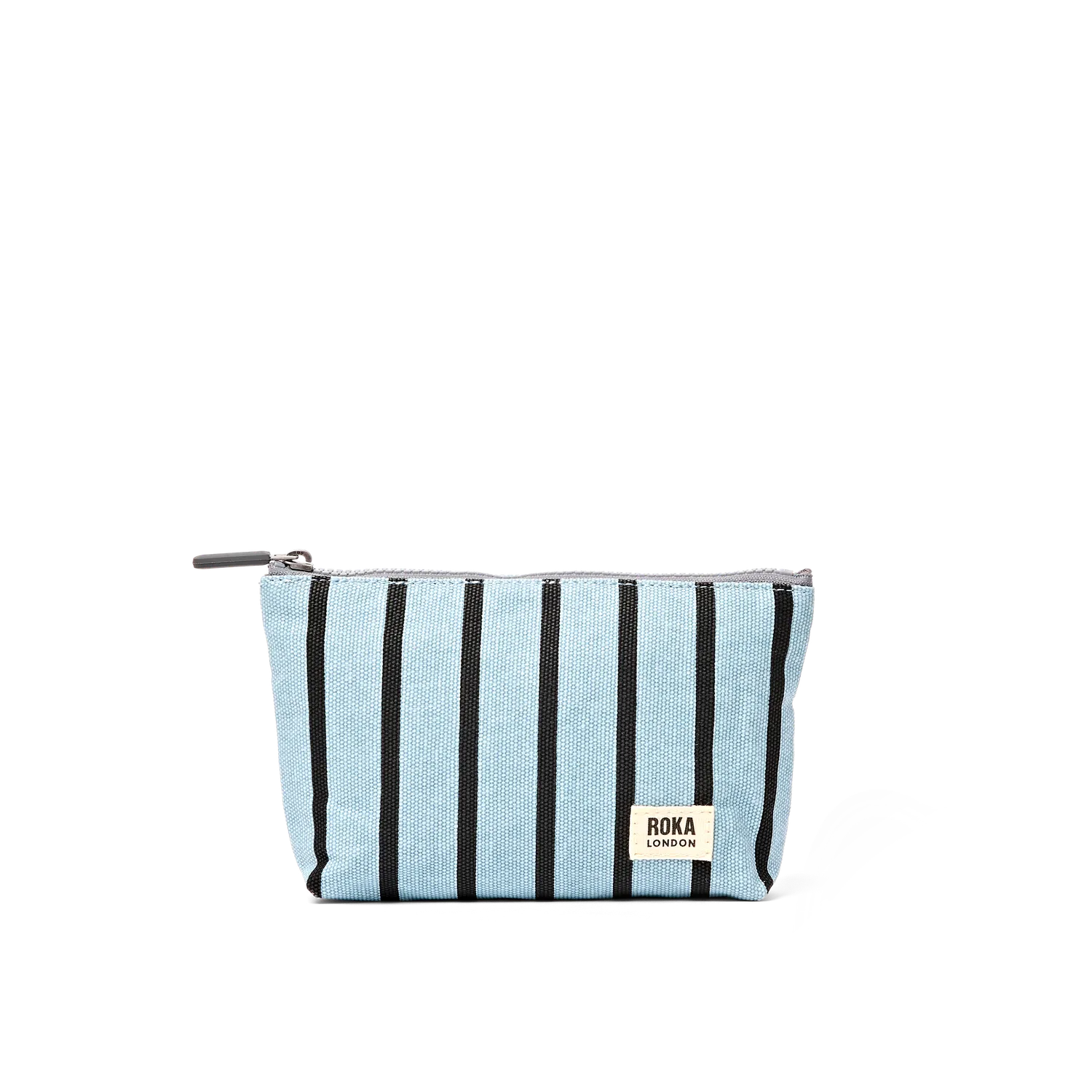 Roka London Maida Vale Blue Stripe pouch Small 1,2 liter