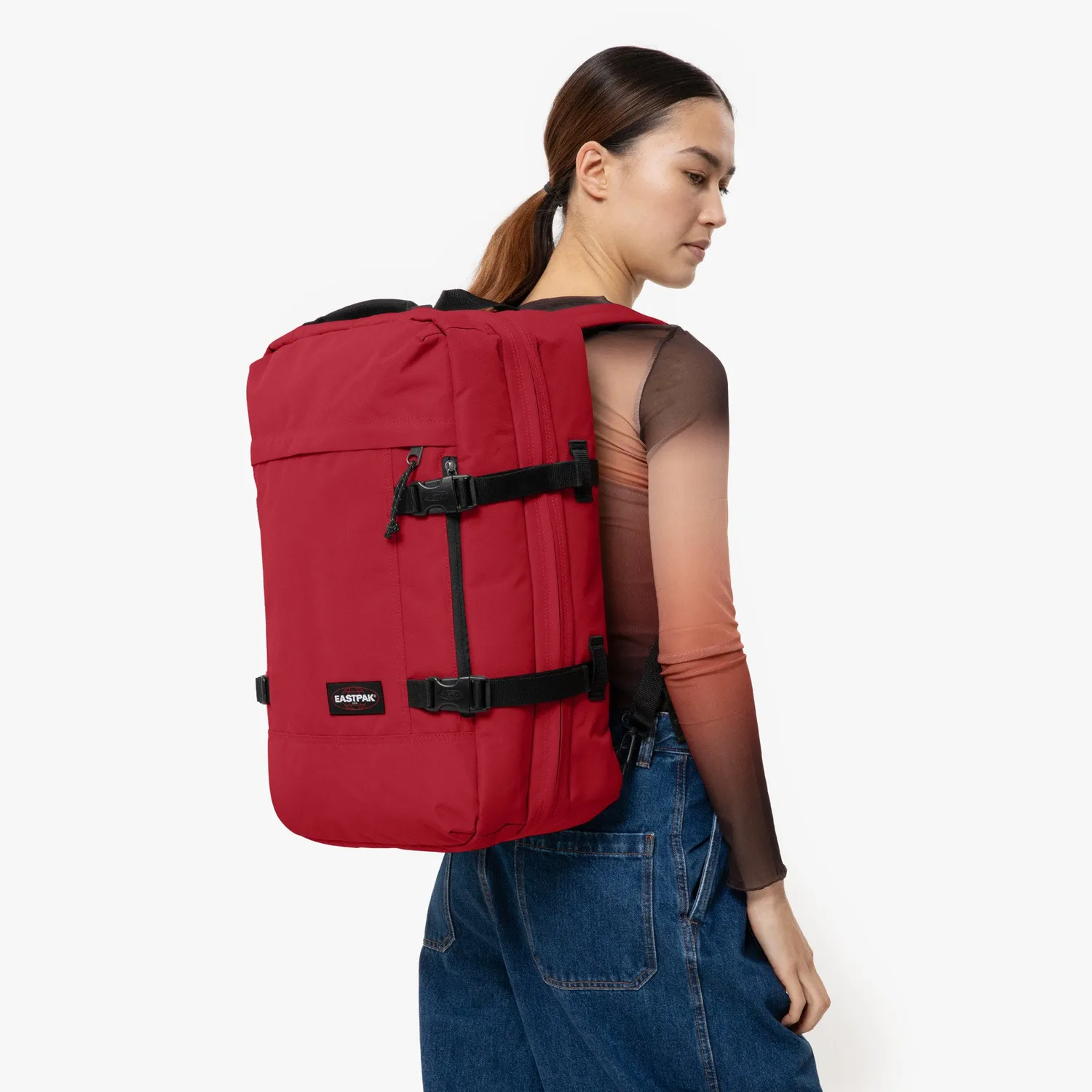 Eastpak Travelpack kabintaske Large Scarlet Red nylon