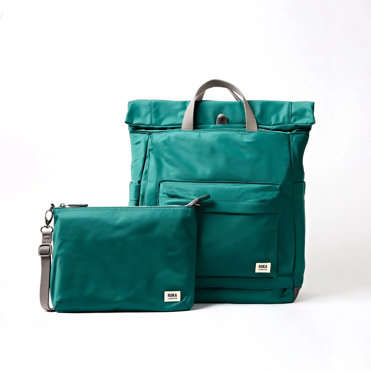Roka London Primrose pusletaske Teal Large 4-i-1
