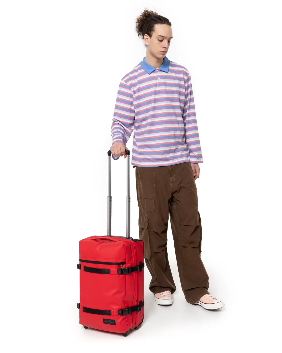 Eastpak Transit'r S kuffert Tarp Red Small vejrbestandig