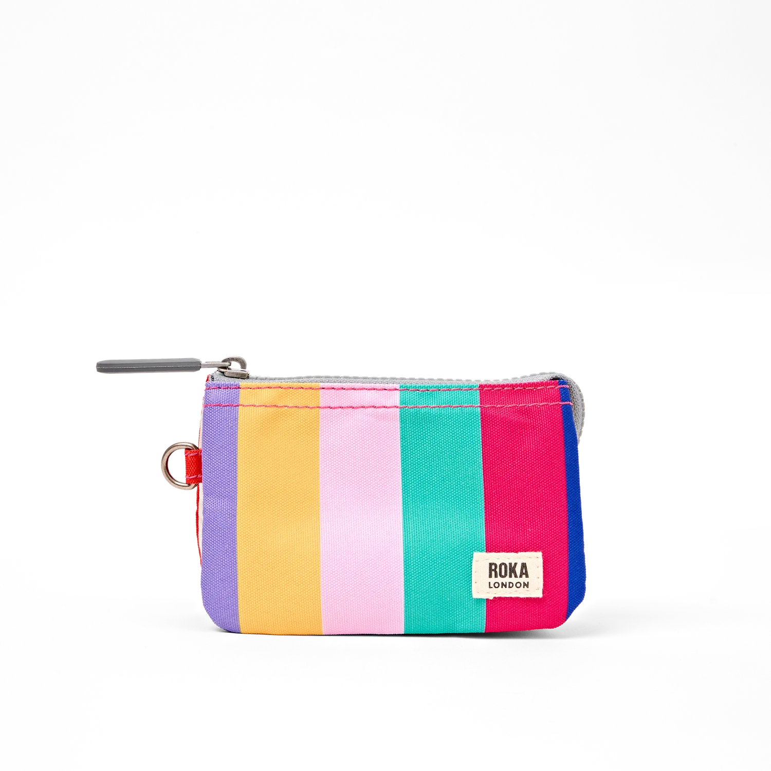 Roka London Carnaby Small pung Wide Multi Stripe 0,2 liter
