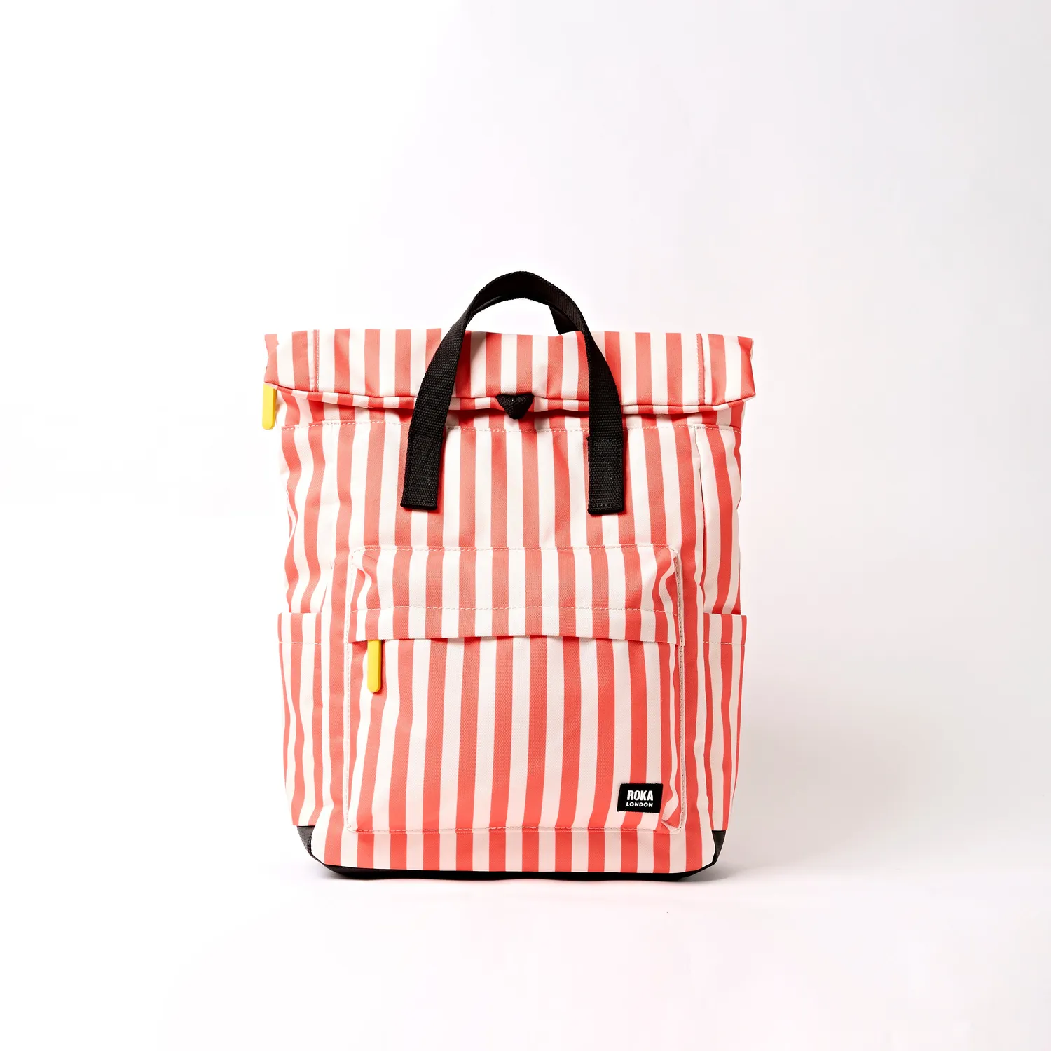 Roka London Canfield Small rygsæk coral stripe 9,8 liter