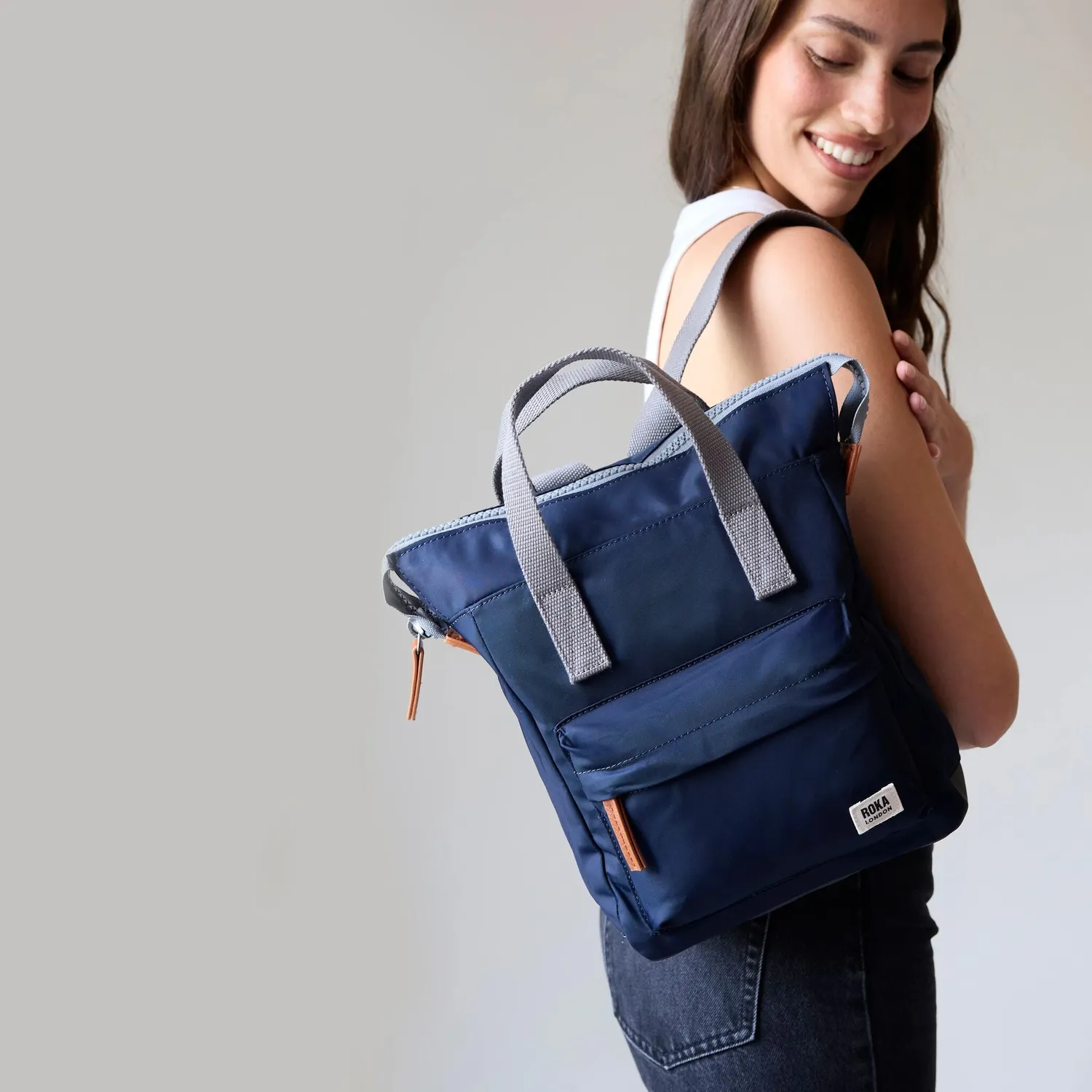 Roka London Bantry rygsæk Burnt Orange 14,4 liter