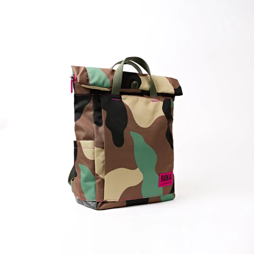 Roka London Camden J Medium rygsæk Vintage Camo 14,5 l