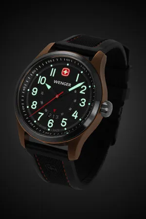 Wenger Terragraph herreur bronze sort silikonerem