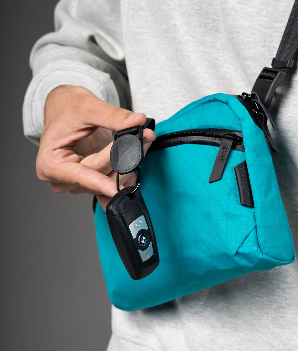 Alpaka Flight Sling slingtaske 2L spanish teal let