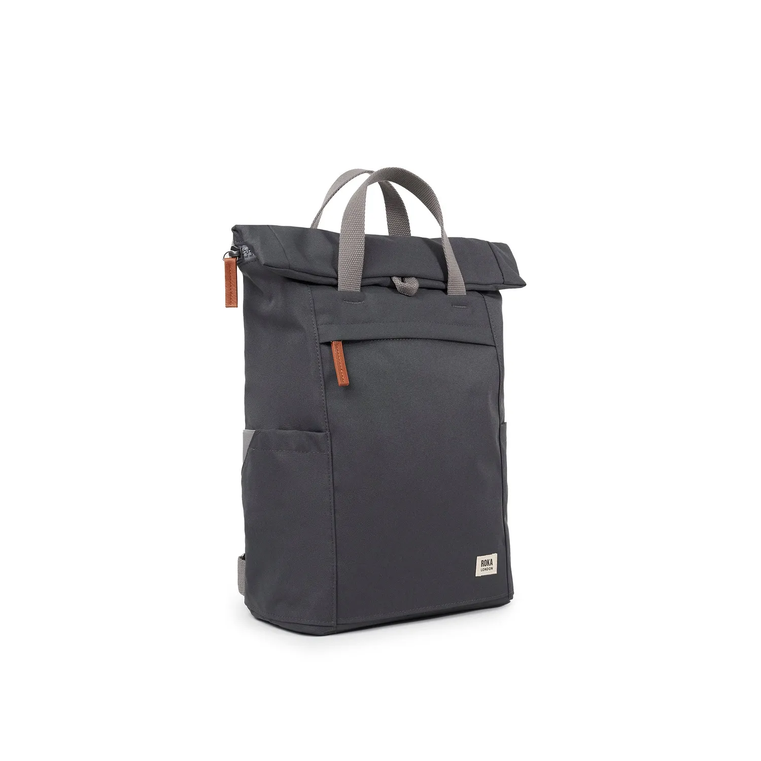 Roka London Finchley Small rygsæk Faded Black tablet-rum