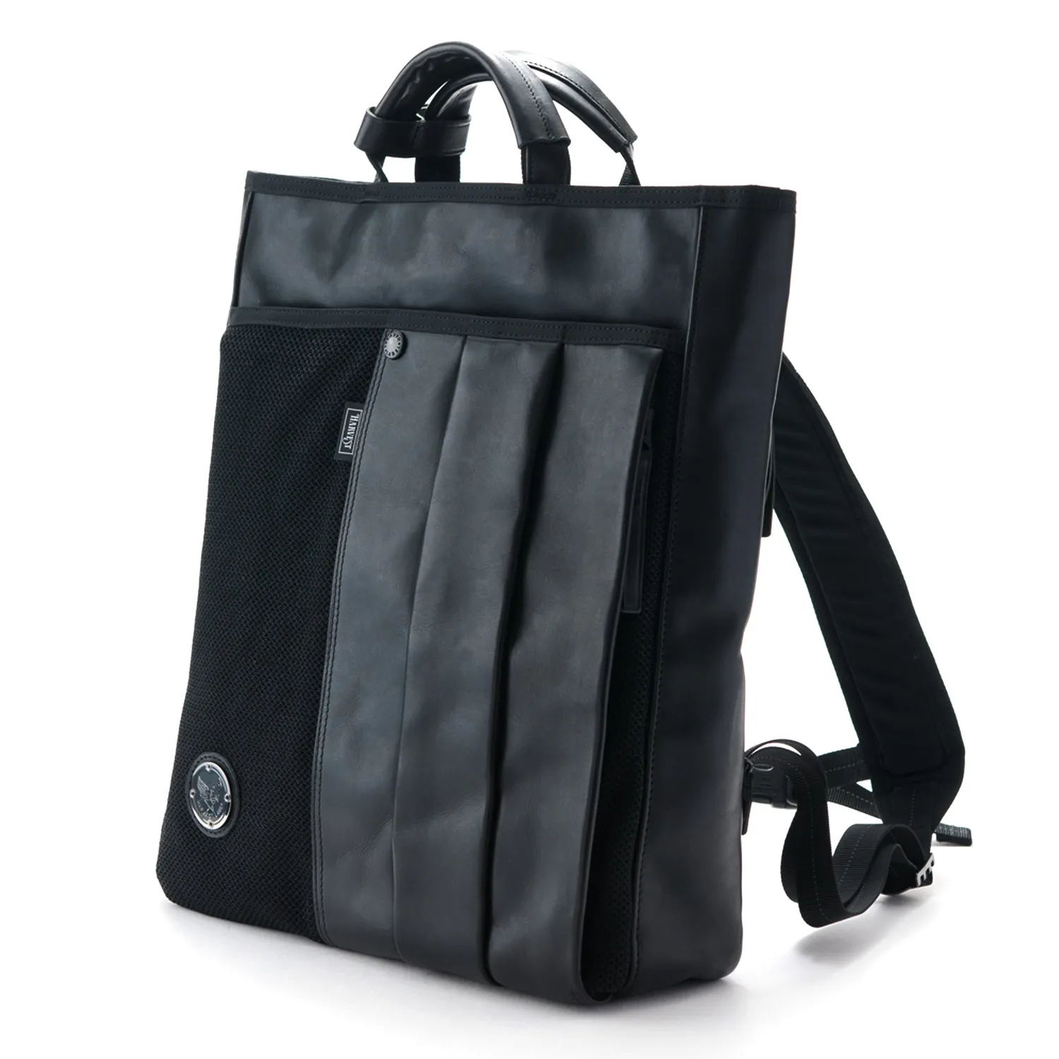 Harvest Label Custom Pelle HP-0203 rygsæk sort læder