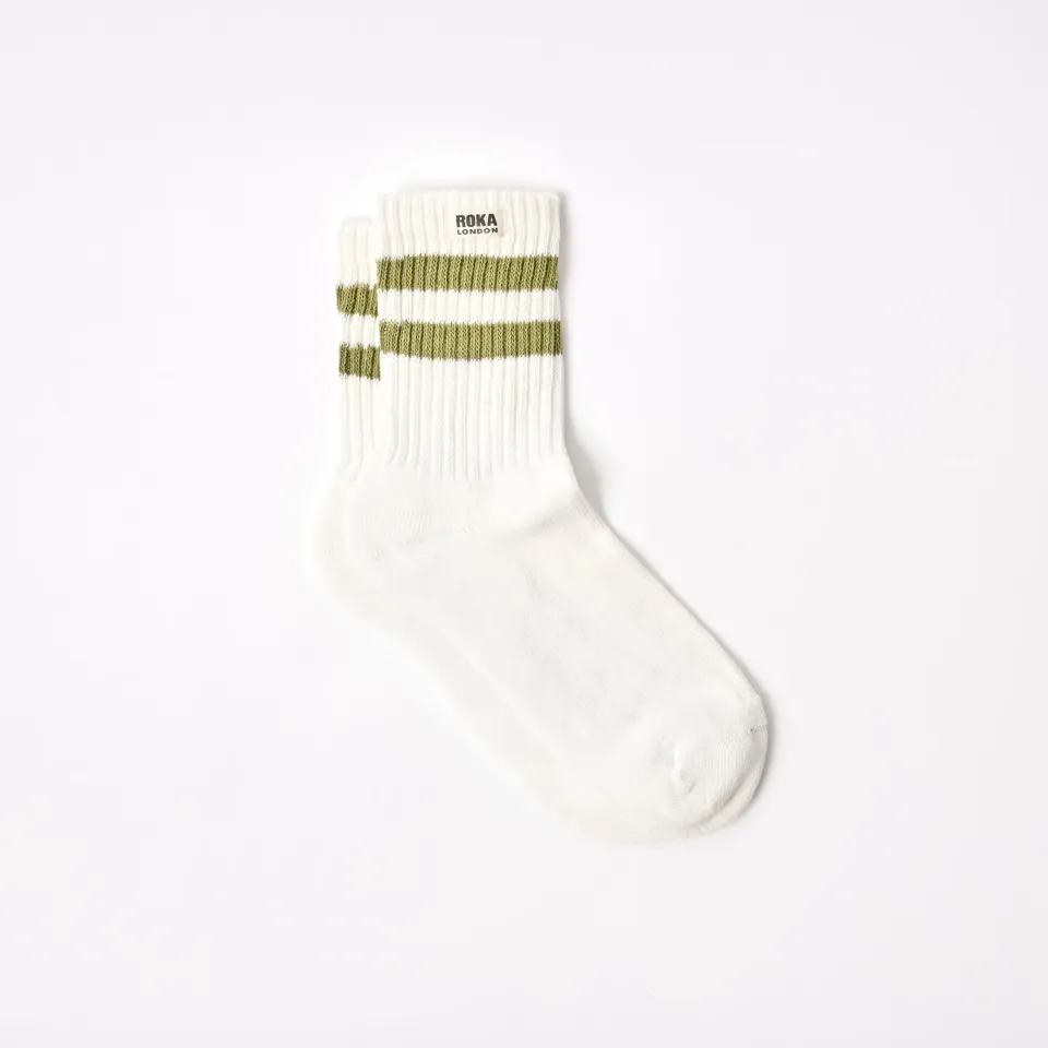 Roka London Windsor strømper Avocado UK 6-12 økologisk