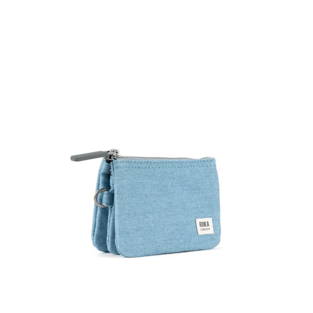 Roka London Carnaby Wallet pung Small lyseblå 0,2 liter