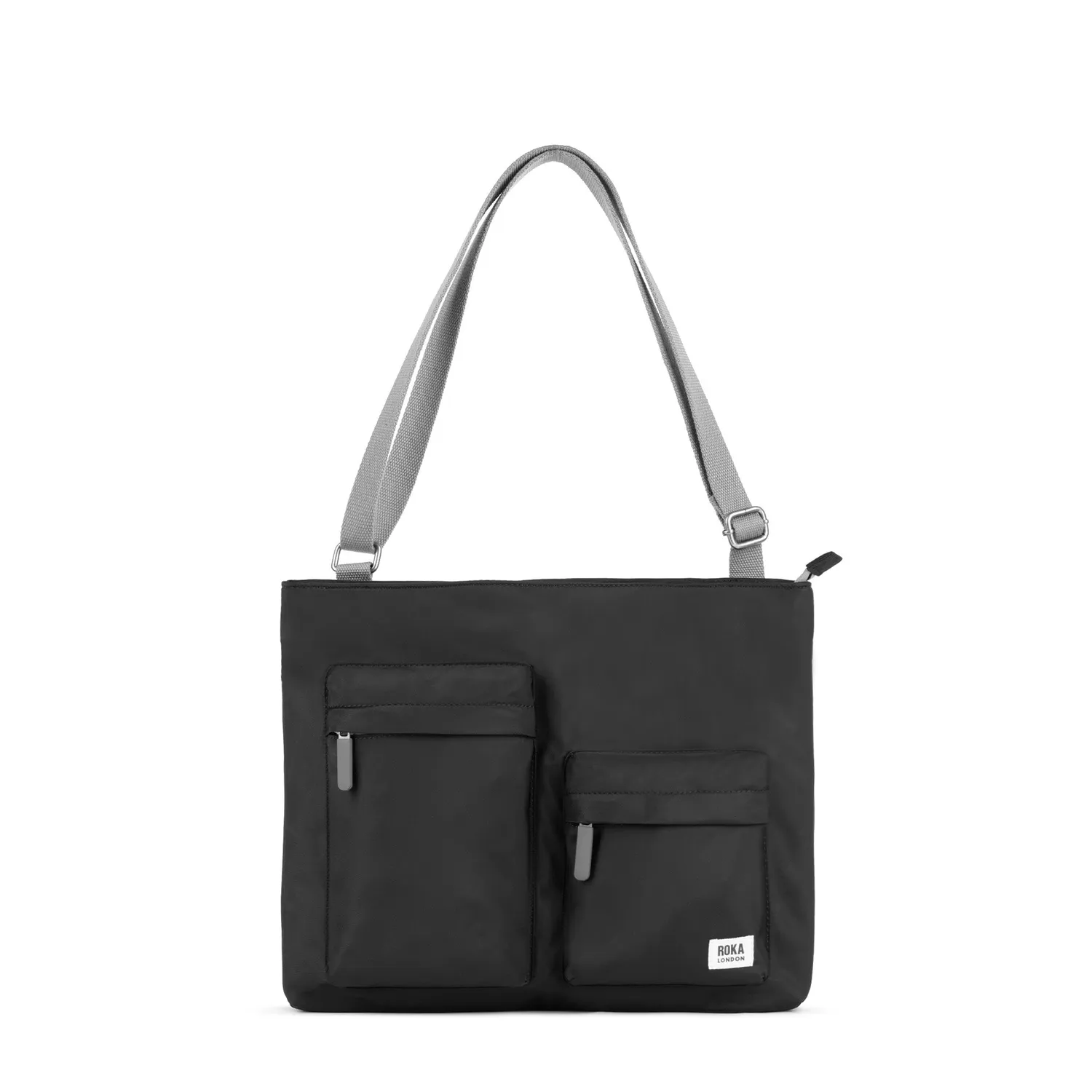 Roka London Moorgate Black messengertaske Medium laptop