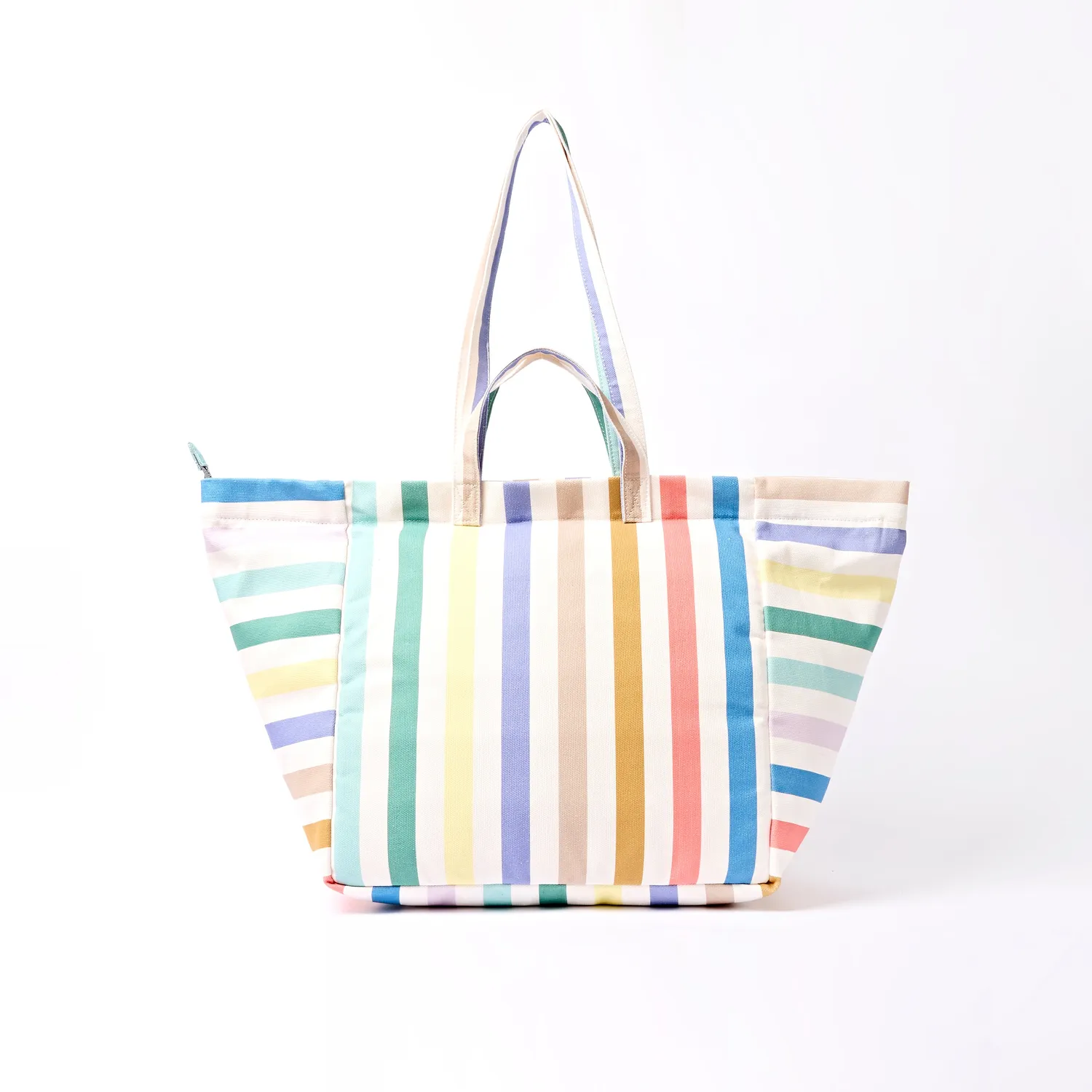 Roka London Marylebone Large tote Pastel Stripe laptoprum