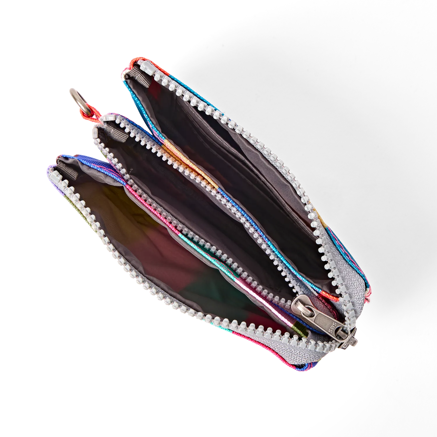 Roka London Carnaby Small pung Wide Multi Stripe 0,2 liter