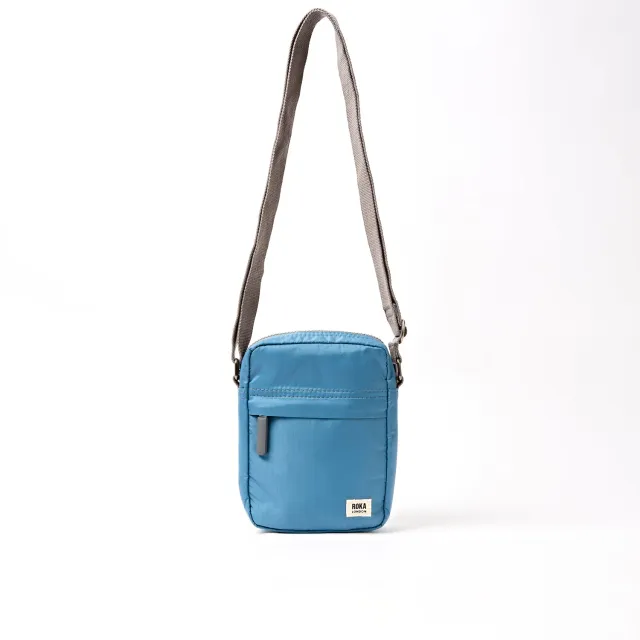 Roka Bond crossbody Retro Blue Ripstop Small 1,5 liter