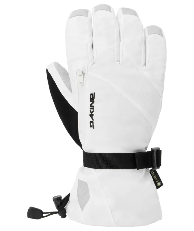 Dakine Sequoia 2.0 Leather DLX Gore-Tex handske hvid