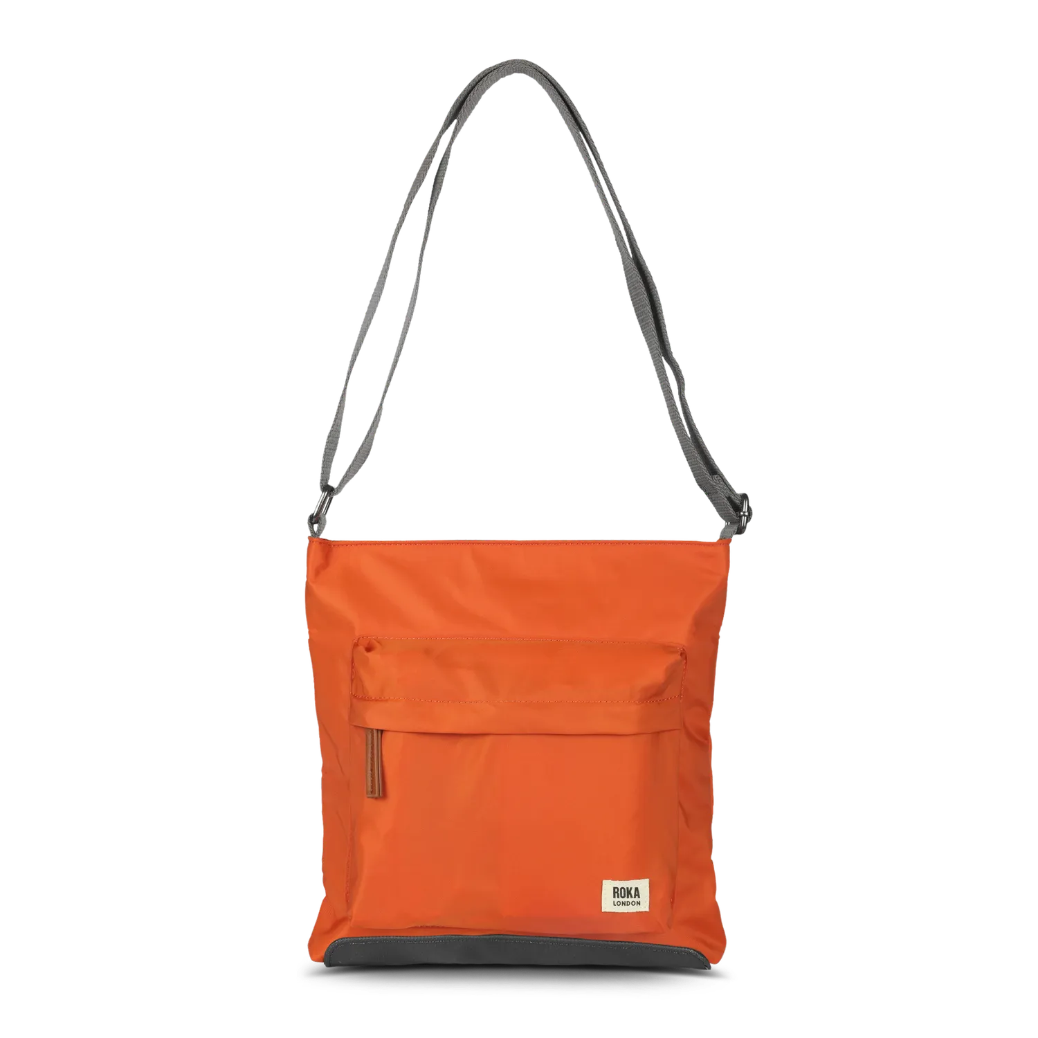 Roka London Kennington crossbody taske burnt orange medium