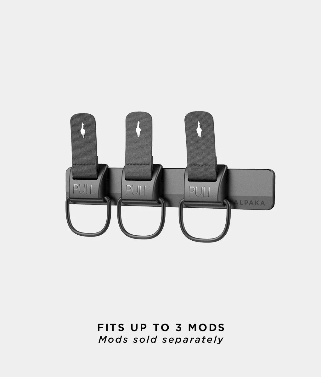 Alpaka HUB ModPanel Mini skinne sort modulholder