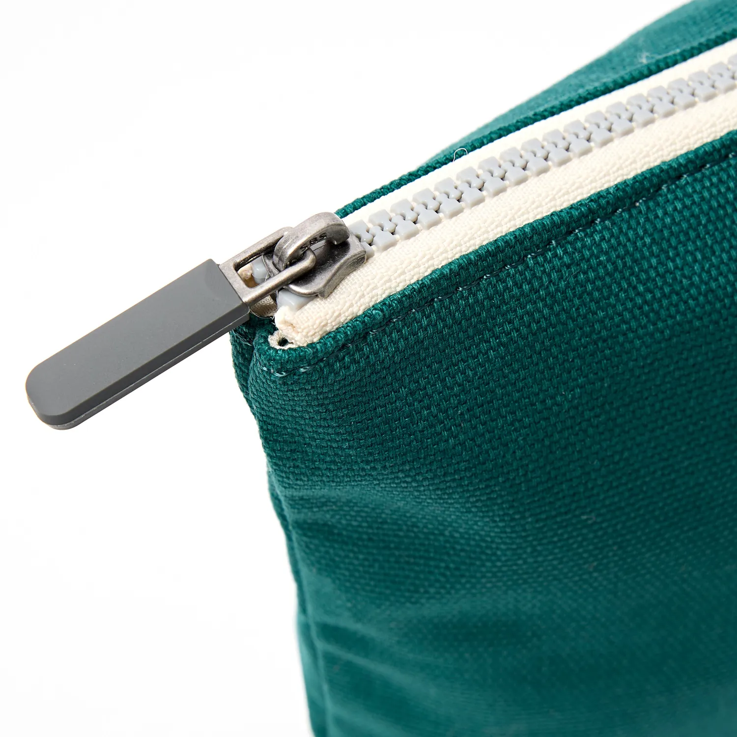 Roka London Maida Vale pouch Teal bomuldscanvas 2,2 liter