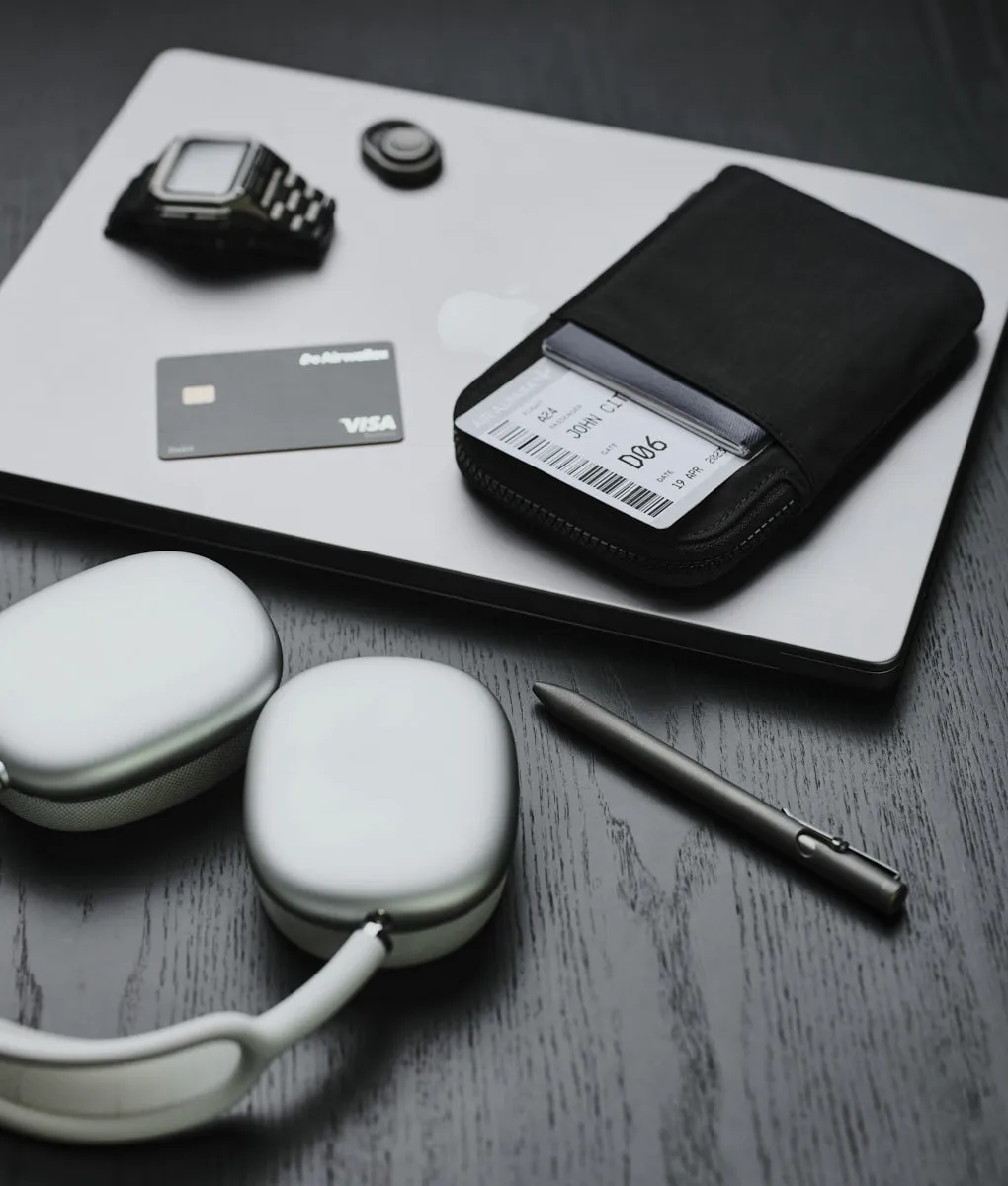 Alpaka Zip Rejsepung Travel Wallet sort RFID