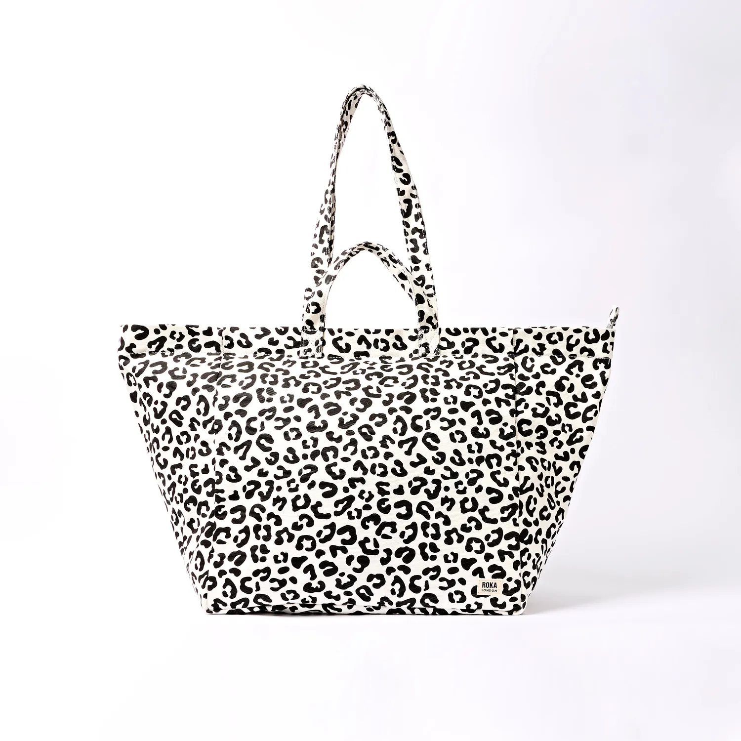 Roka London Marylebone tote Summer Leopard Large 43 liter