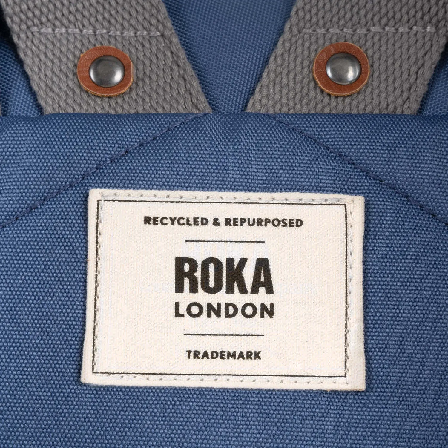 Roka London Finchley Rygsæk Burnt Blue laptoprum vandtæt