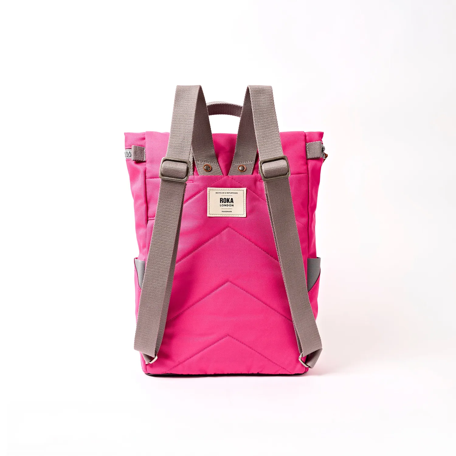 Roka London Finchley rygsæk Granita Red Medium laptoprum