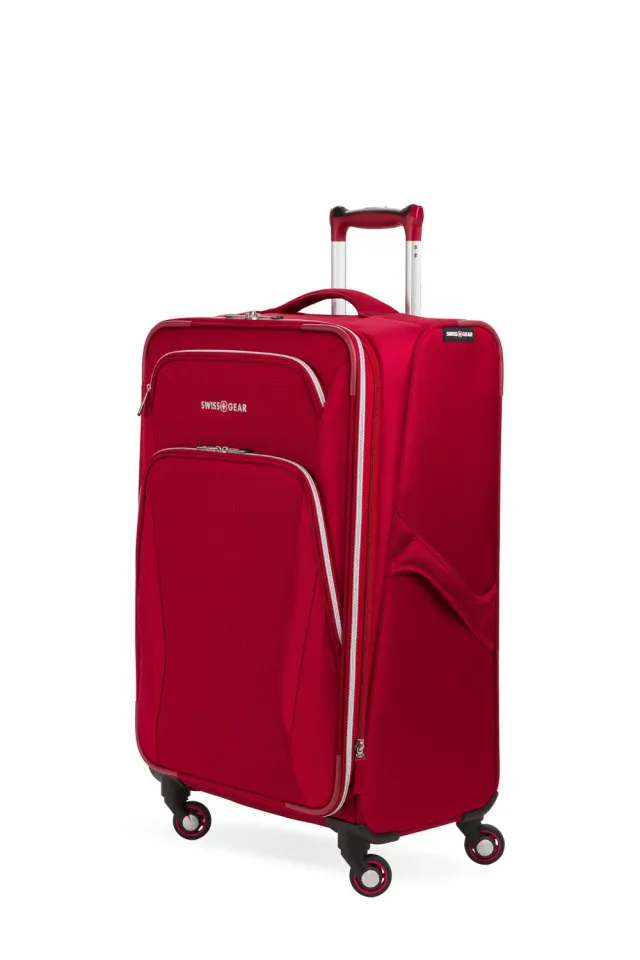 Swissgear 7900 Medium Checked kuffert rød spinner expandable