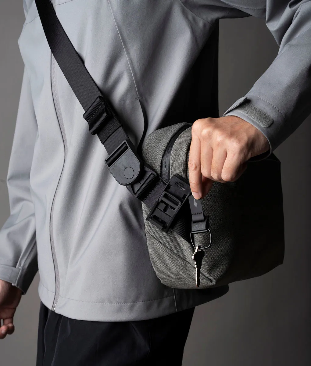 Alpaka HUB Keychain nøglering sort til 8 nøgler