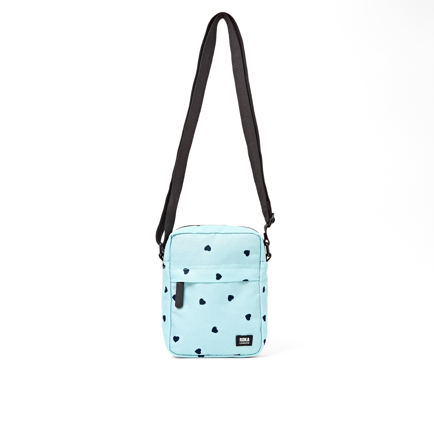 Roka London Bond Pocket crossbody taske Heart Print Small vandafvisende
