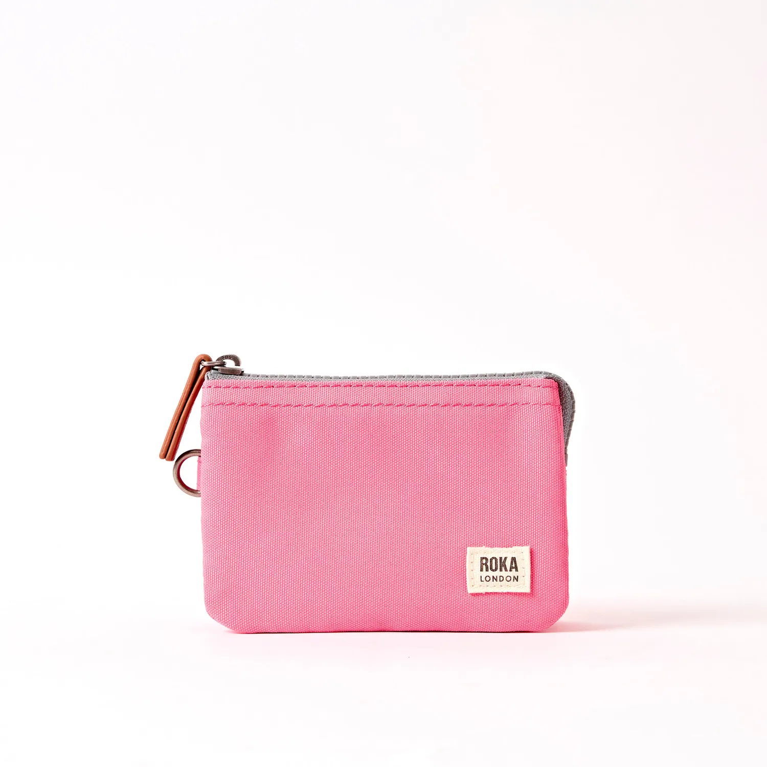Roka London Carnaby Small pung Pink Lemonade lynlås