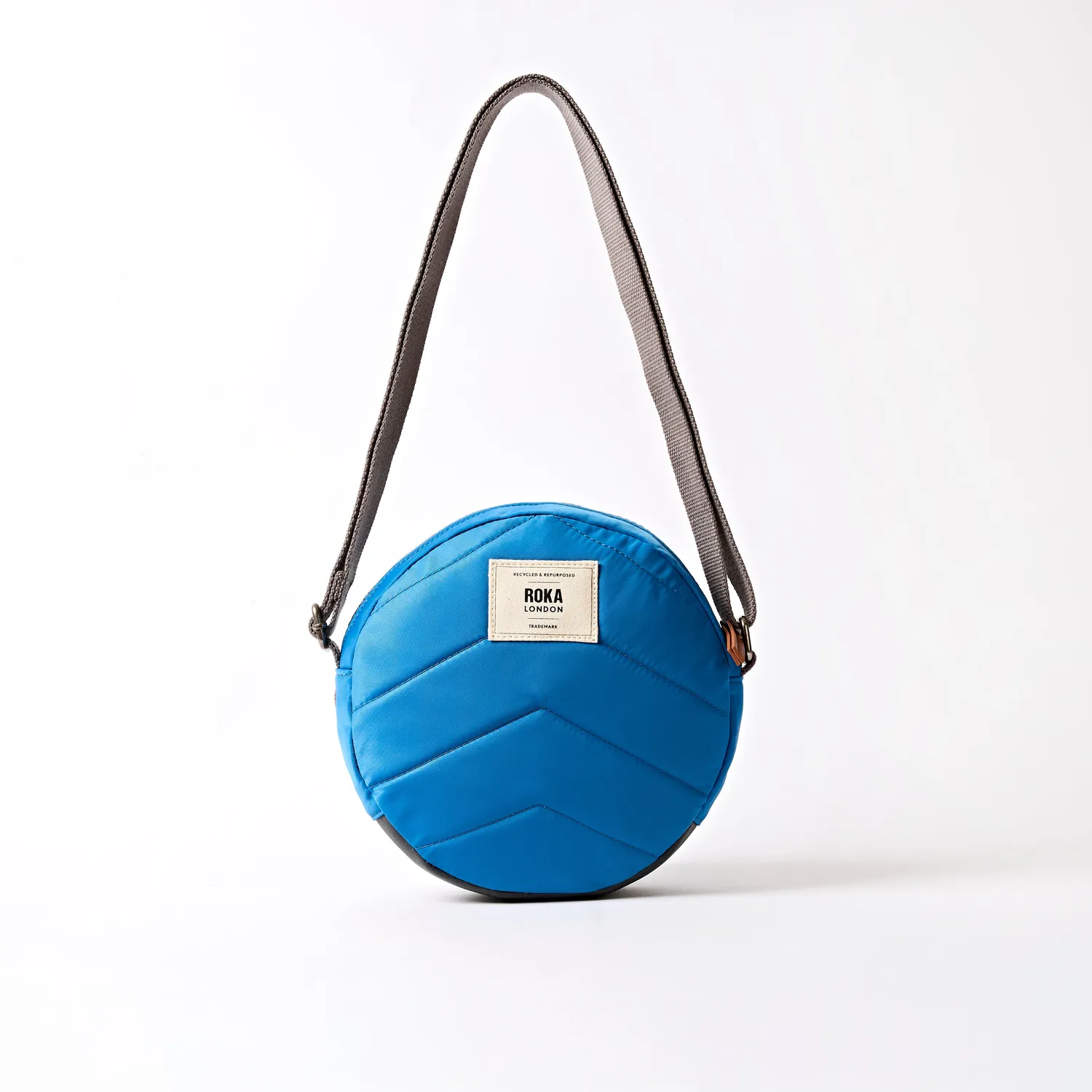Roka London Paddington Malibu Blue crossbody small 4 liter nylon