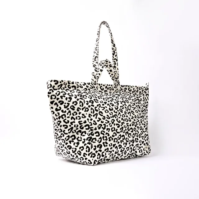 Roka London Marylebone tote Summer Leopard Large 43 liter