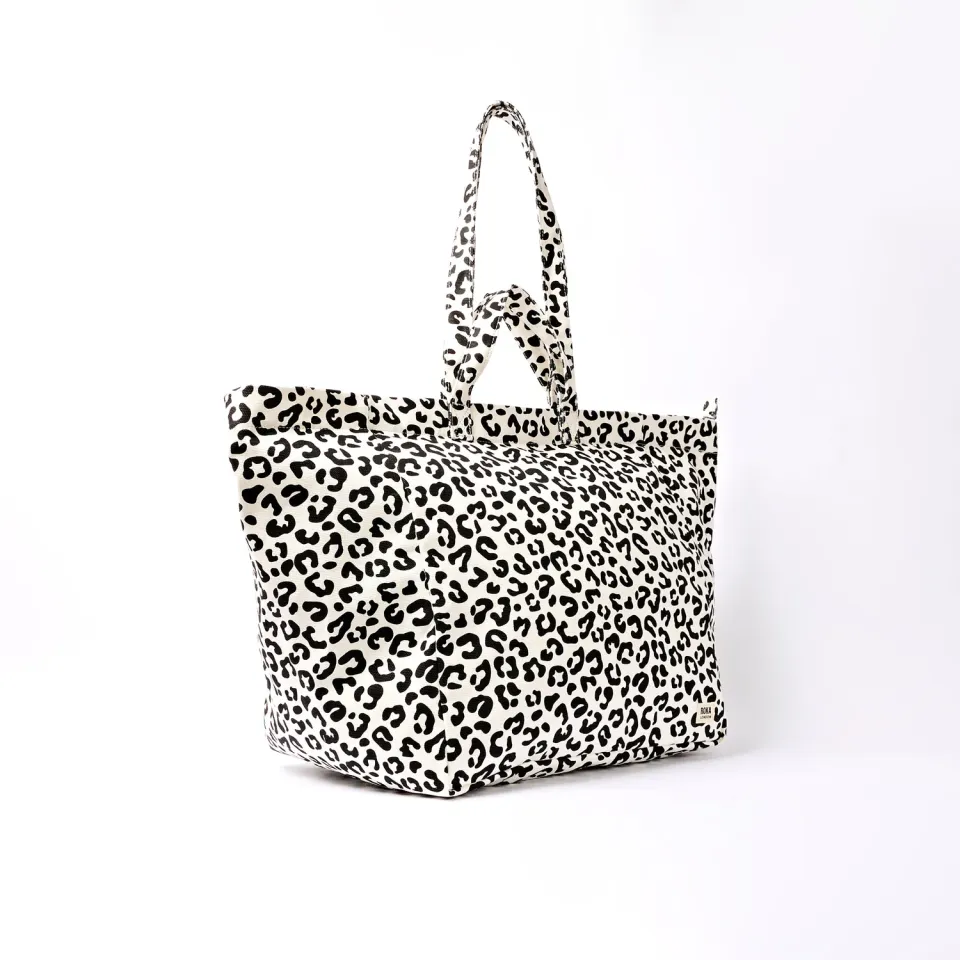 Roka London Marylebone tote Summer Leopard Large 43 liter