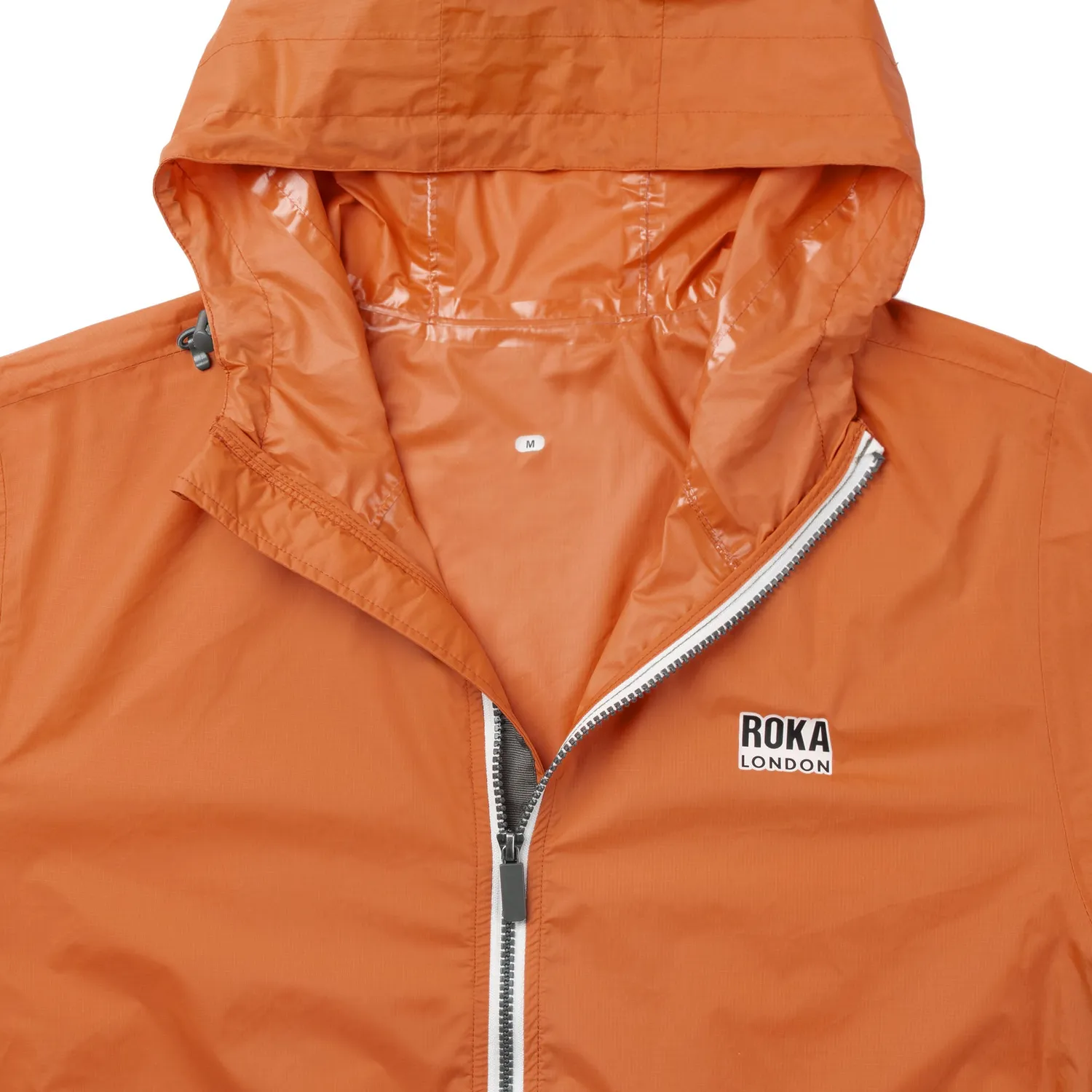 Roka London Holborn Rain Jacket regnjakke burnt orange vandtæt