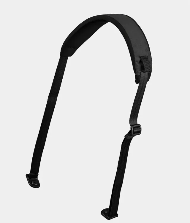Alpaka Padded Shoulder Strap Pro skulderrem sort polstret