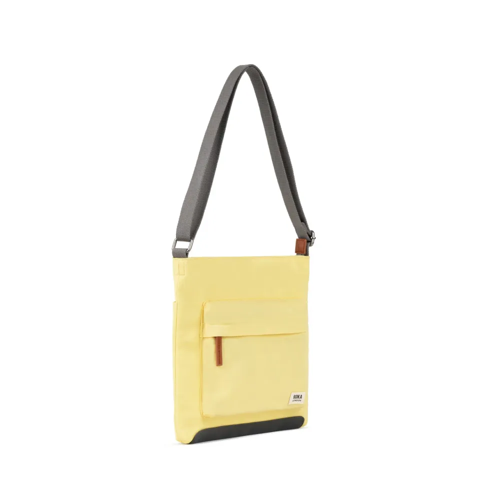 Roka London Kennington crossbody taske citron medium