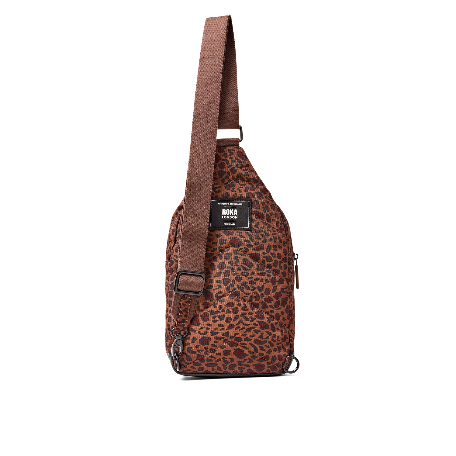 Roka London Willesden crossbody mini leopard large