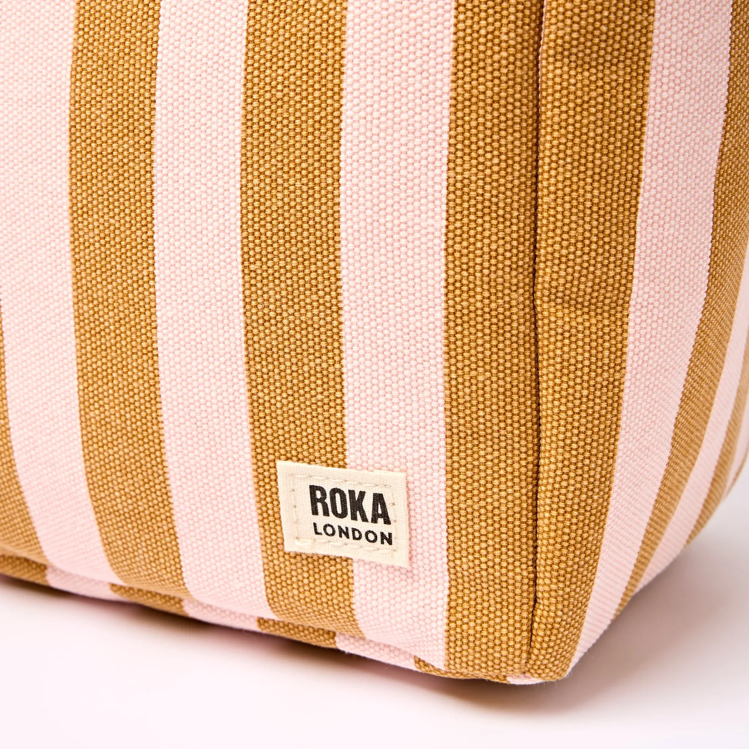 Roka London Hampstead madpakketaske Rose Gold Stripe