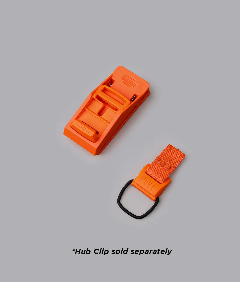 Alpaka HUB Keyring nøglering orange metalring