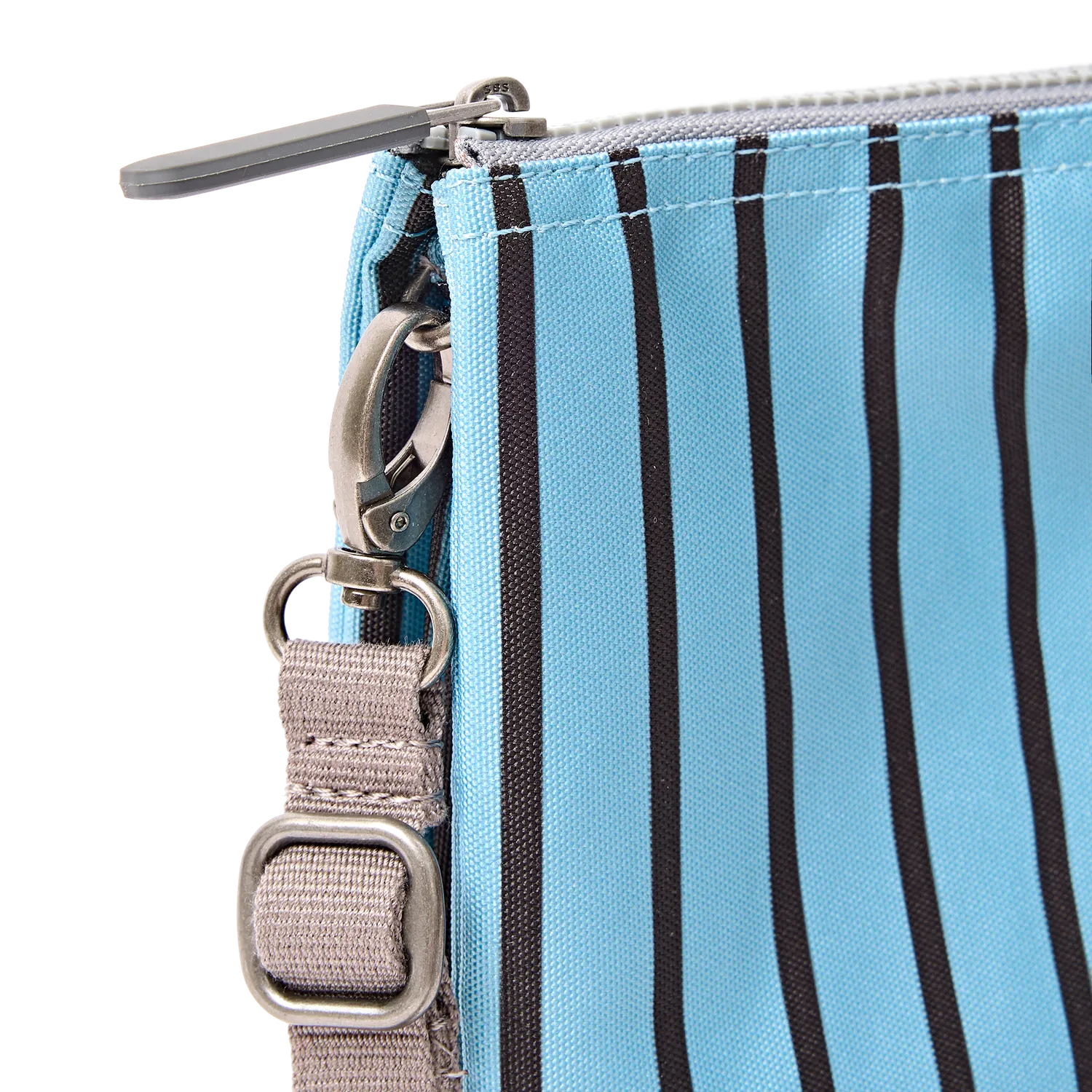 Roka Carnaby XL crossbodytaske Extra Large blå stribet
