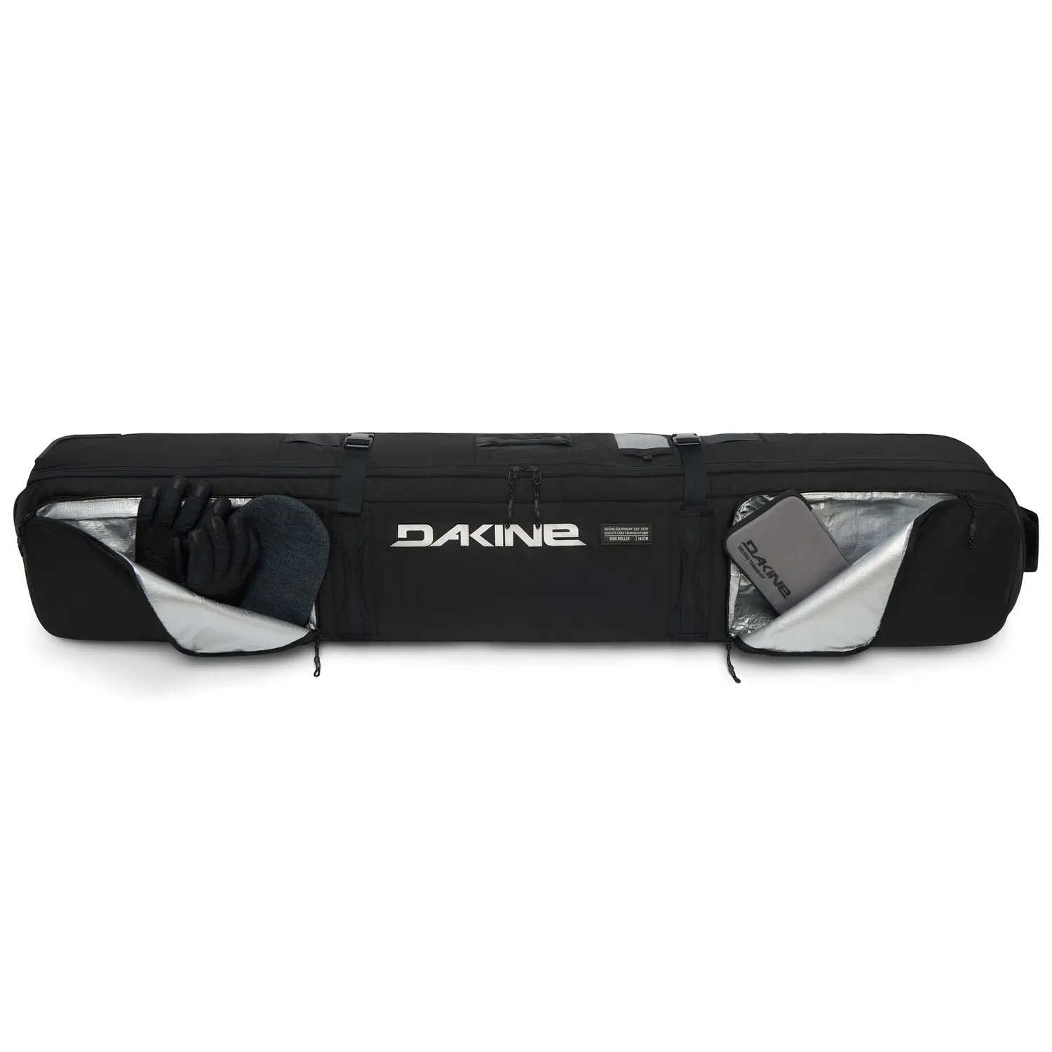 Dakine Fall Line skitaske sort 175 cm med hjul