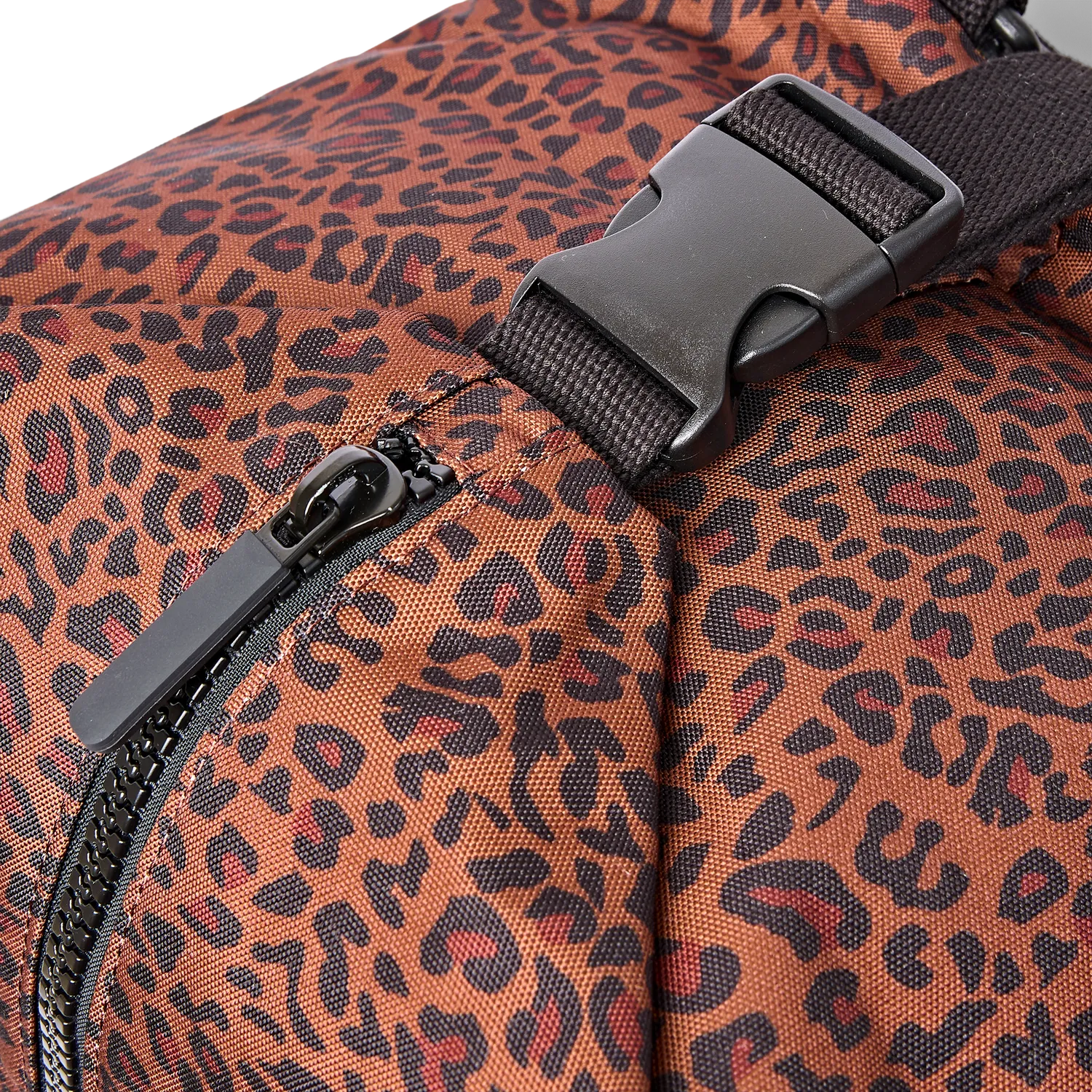 Roka Heathrow duffeltaske Corn Mini Leopard Large