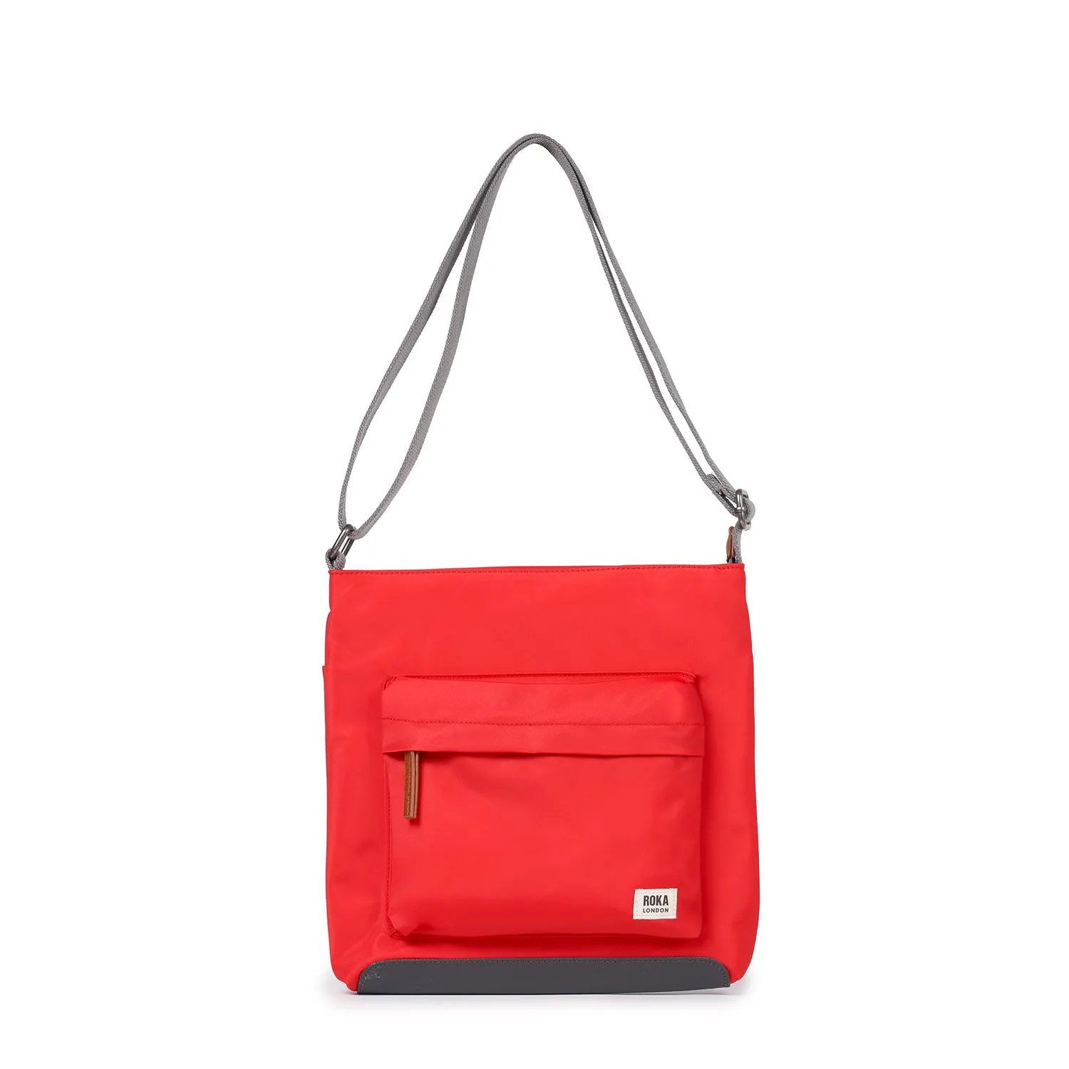 Roka London Kennington crossbody taske Medium rød 2,7 liter