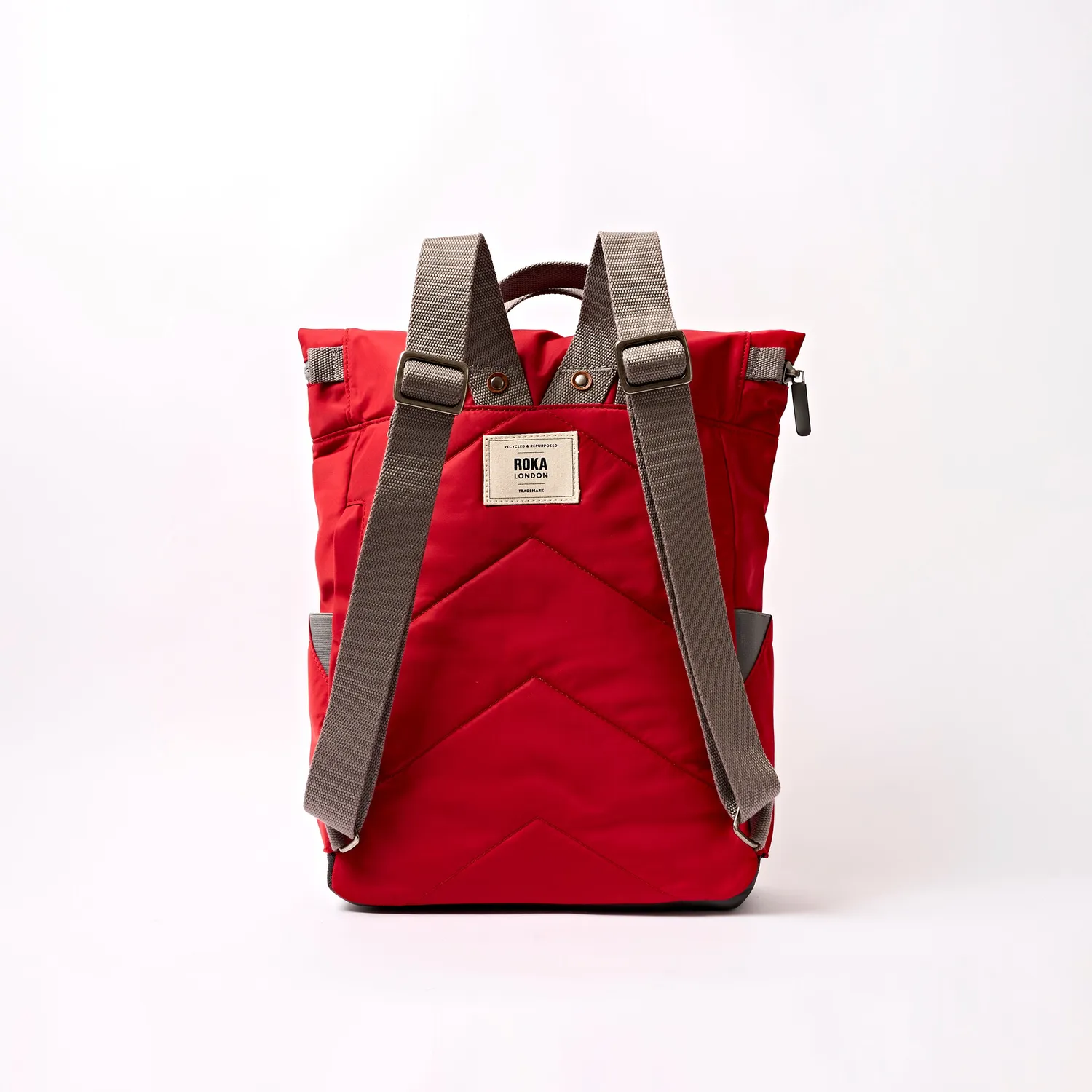Roka London Camden J rygsæk Medium rødstribet 14,5L