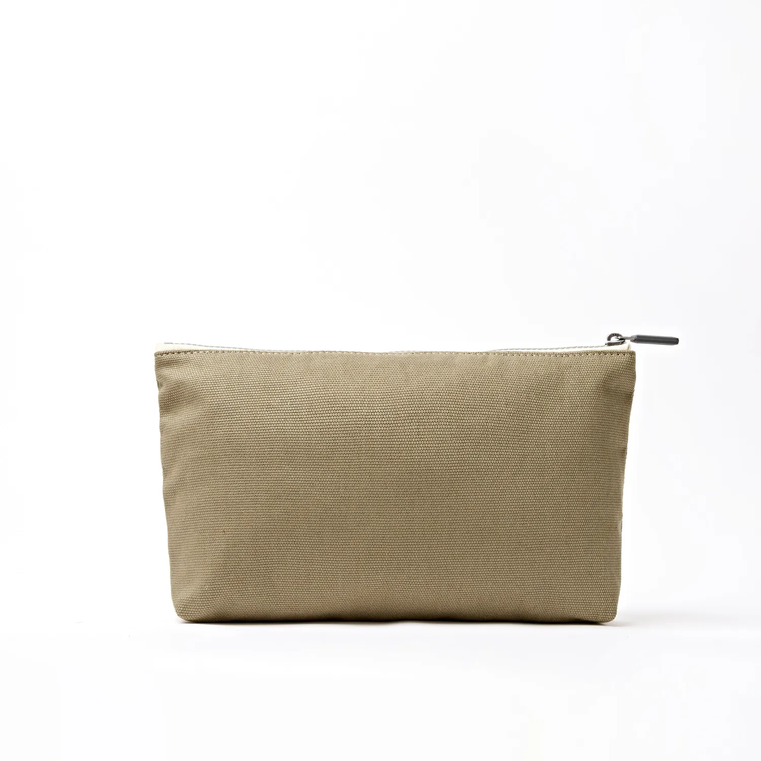 Roka Maida Vale pouch taupe Small med lynlås