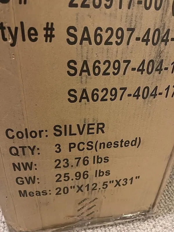 SwissGear 6297 kufferter 2 dele sølv hardcase