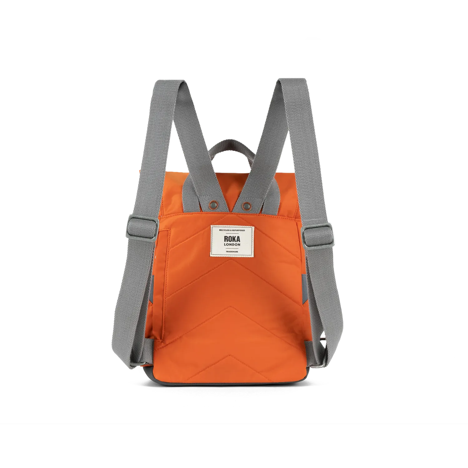 Roka London Canfield rygsæk Medium burnt orange roll-top