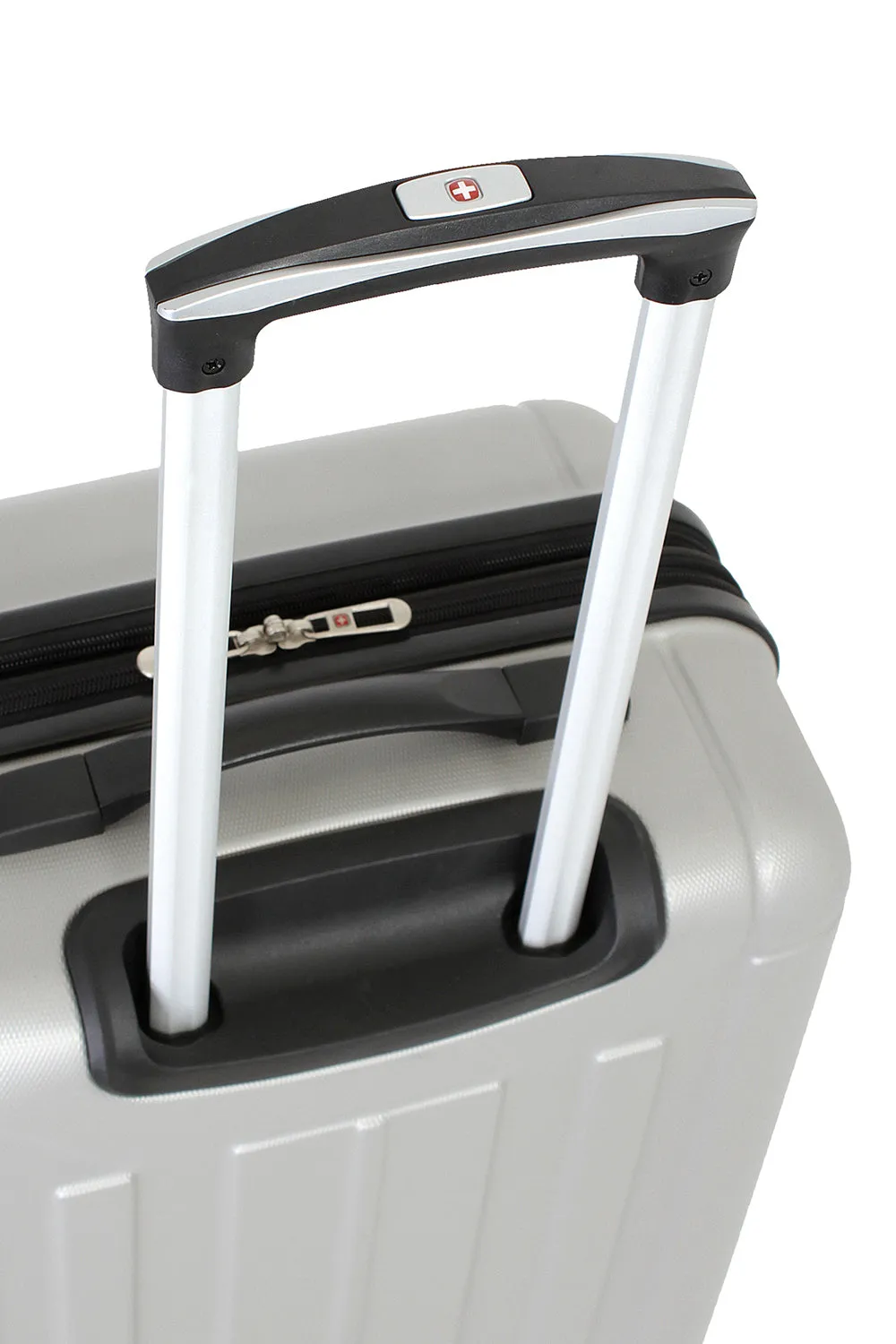 SwissGear 6297 kufferter 2 dele sølv hardcase