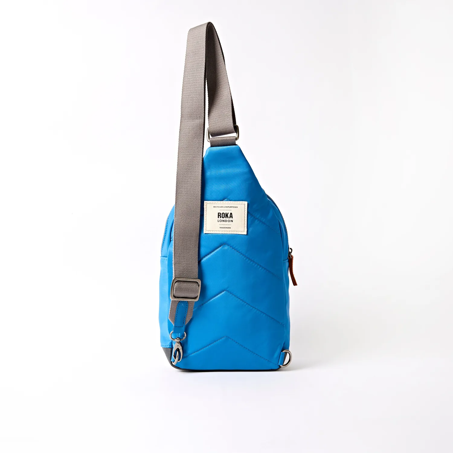 Roka London Willesden Large crossbody taske Malibu Blue 5 liter
