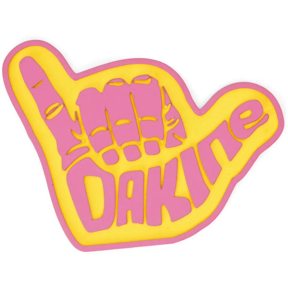 Dakine Shaka Stomp stomp pad gul/pink selvklæbende